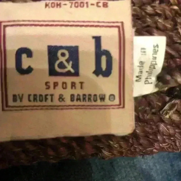 NWT! Croft & Barrow Embroidered Straw Tote Bag. - Picture 4 of 5